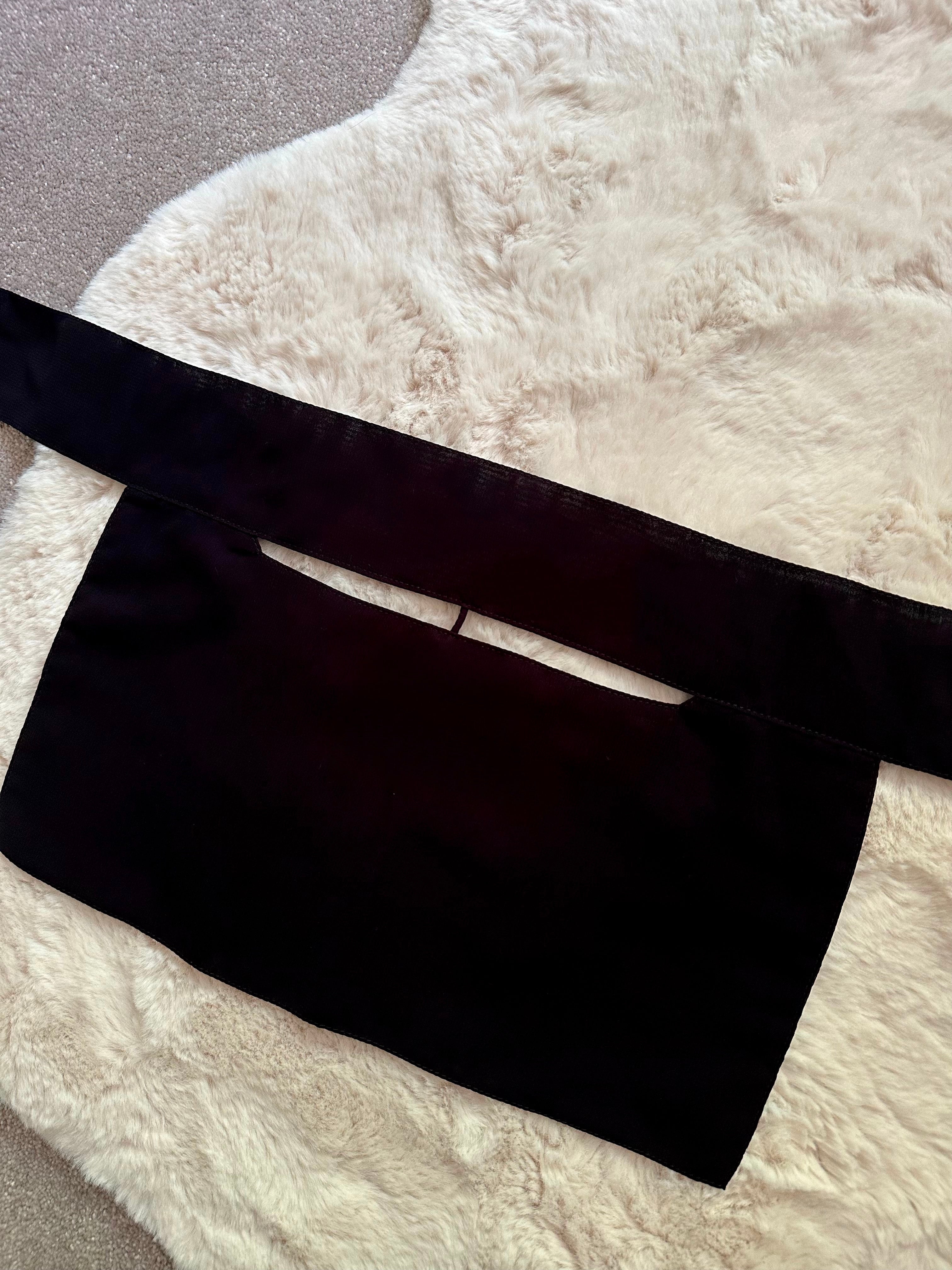 single split niqab - short
