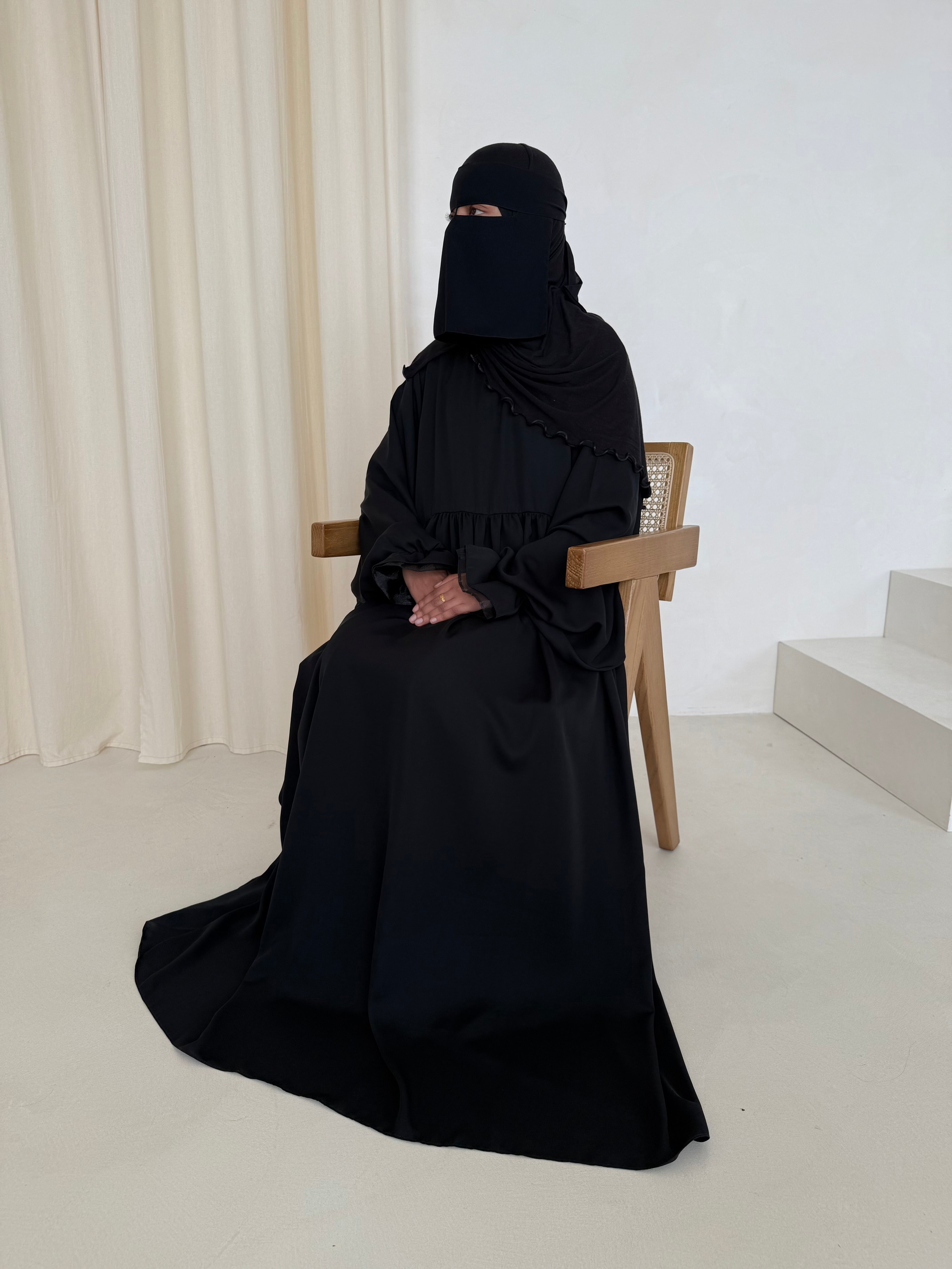 Nida Amanah Abaya - Ruffle sleeve