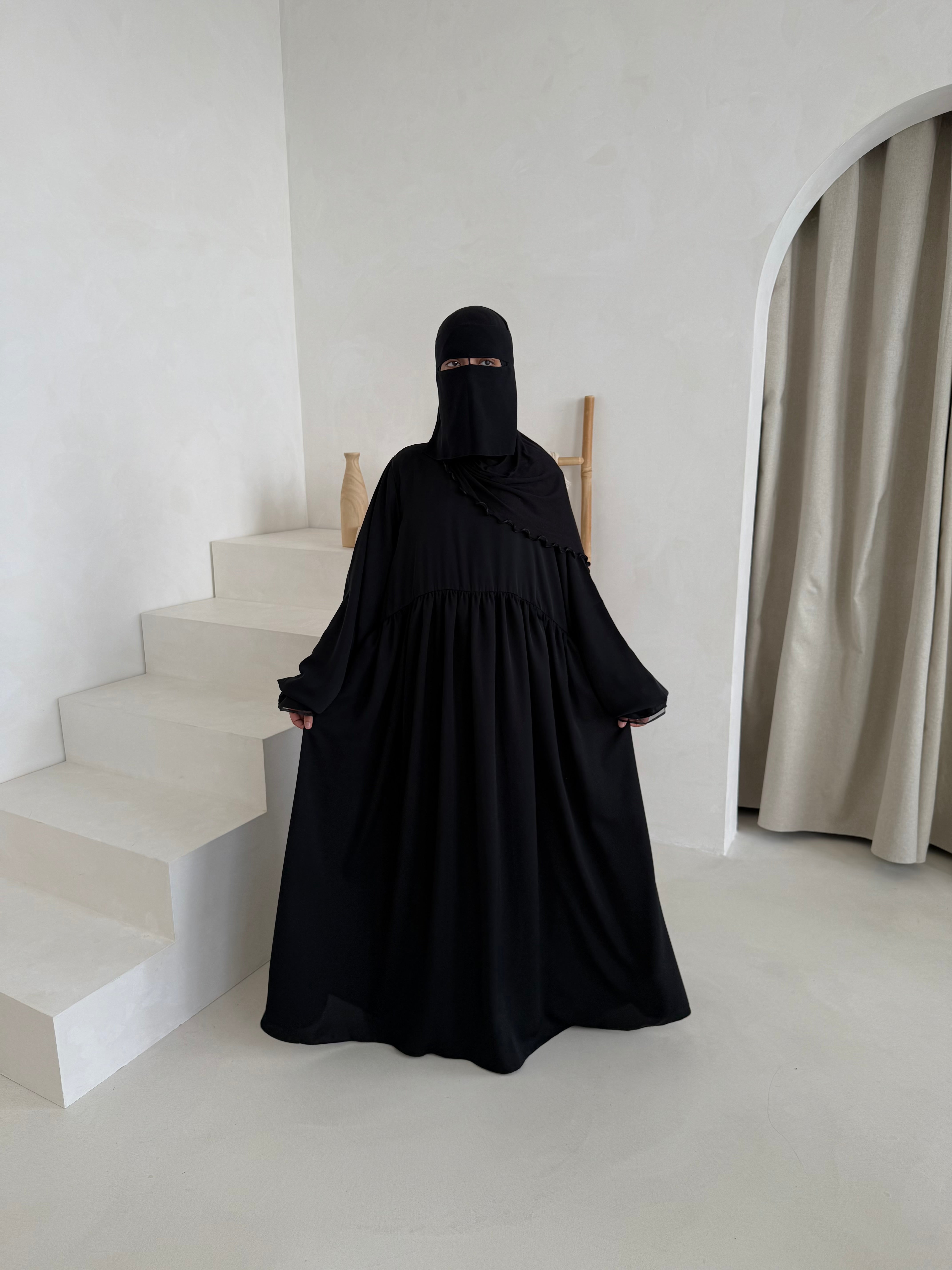 Nida Amanah Abaya - Ruffle sleeve