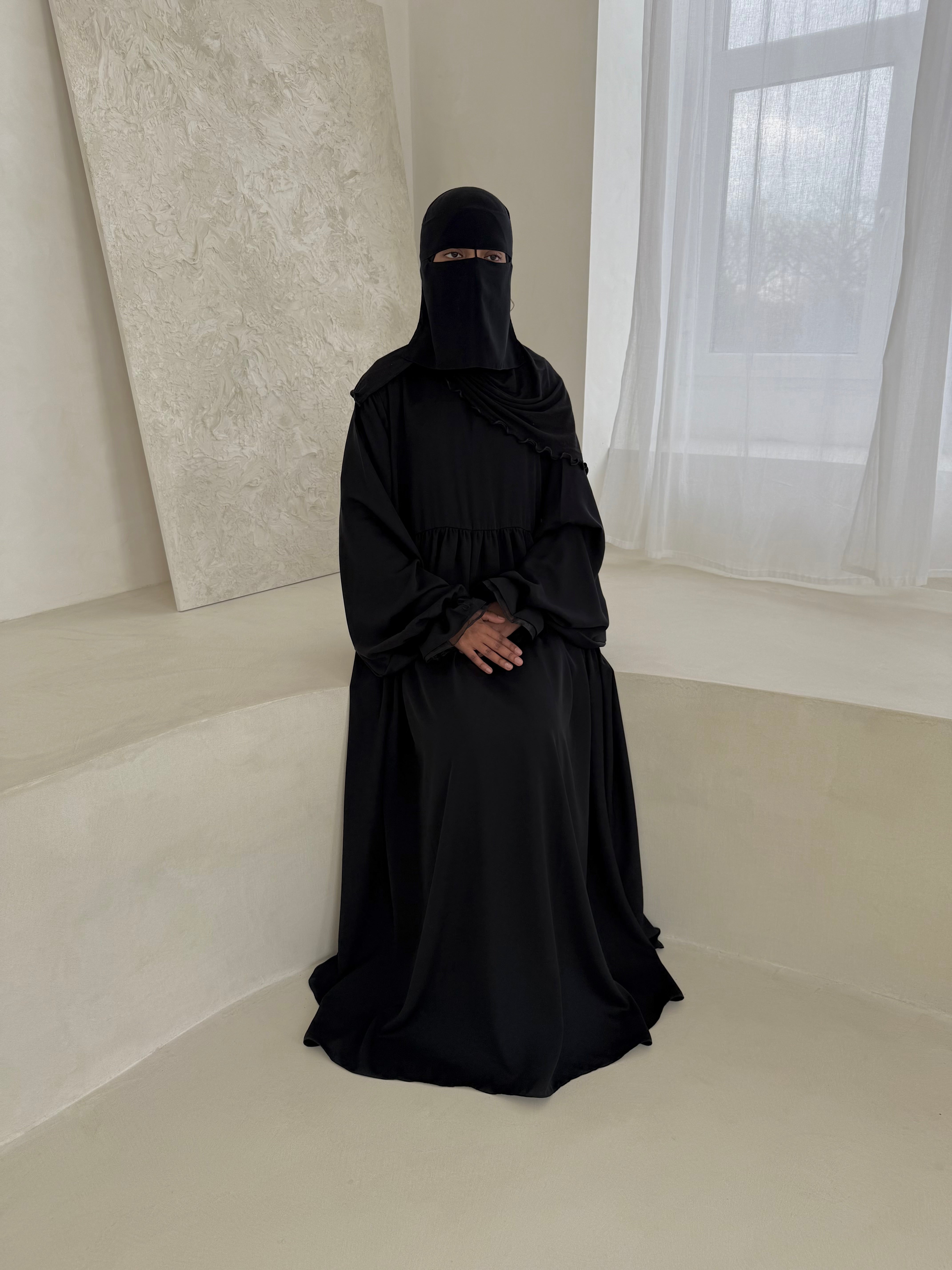 Nida Amanah Abaya - Ruffle sleeve