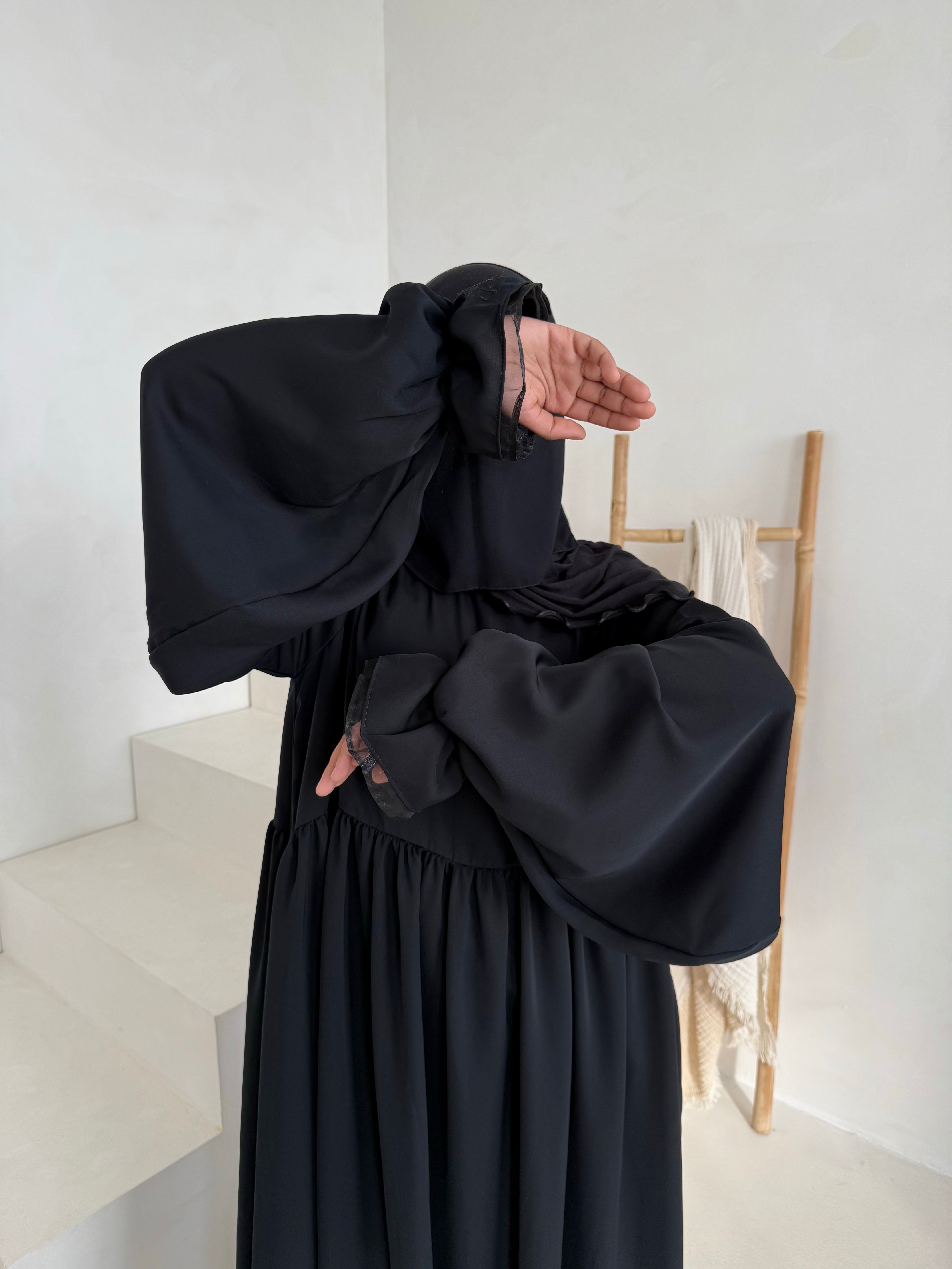 Nida Amanah Abaya - Ruffle sleeve