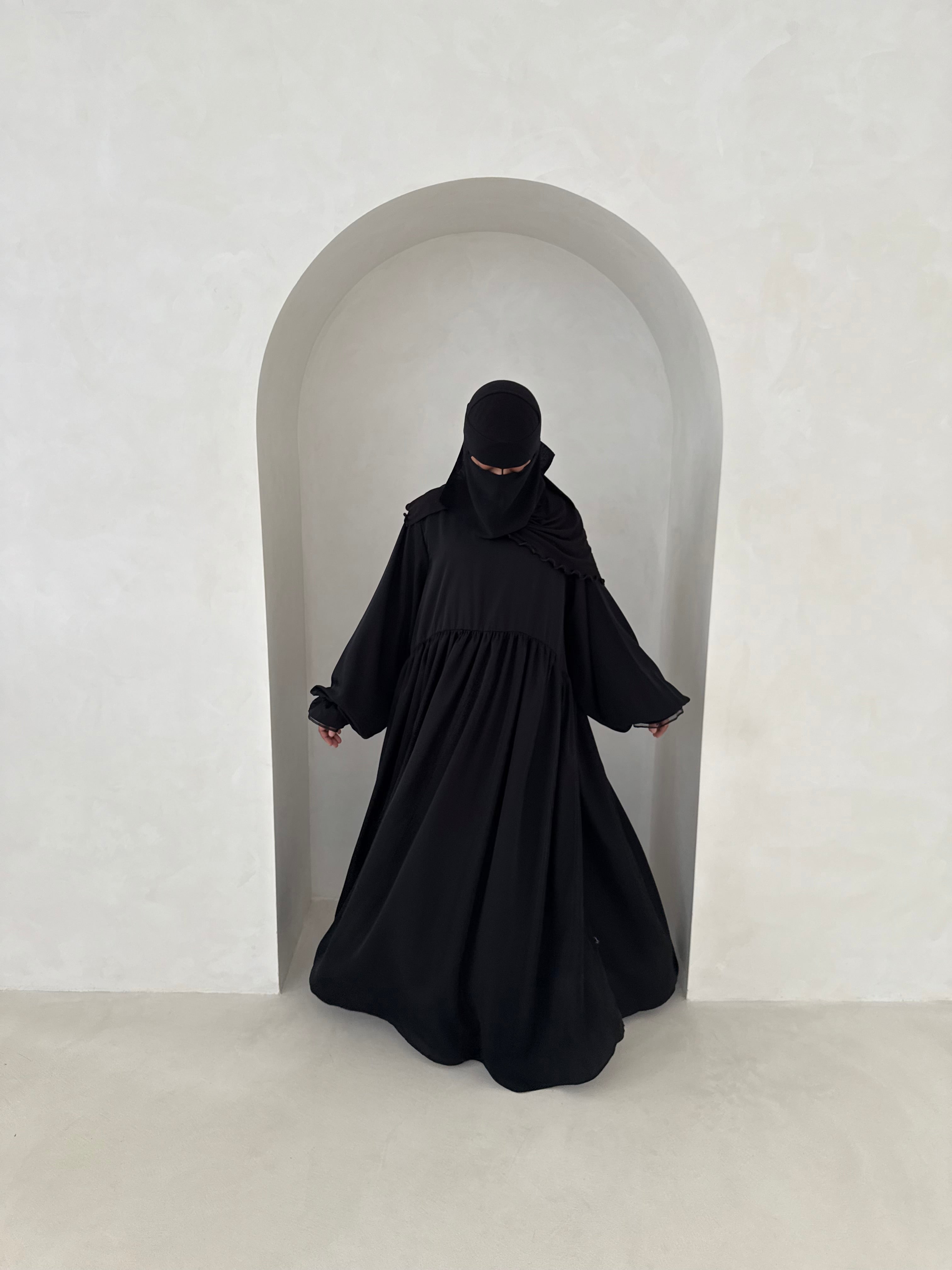 Nida Amanah Abaya - Ruffle sleeve